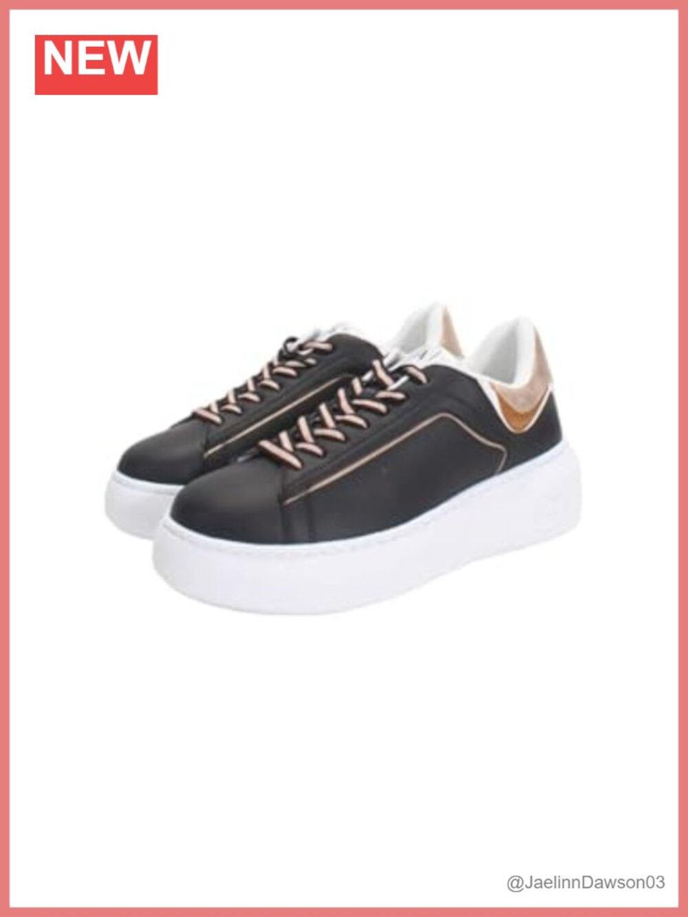 Armani Exchange Women's Lace-up Sneakers Chunky Sole Lightweight